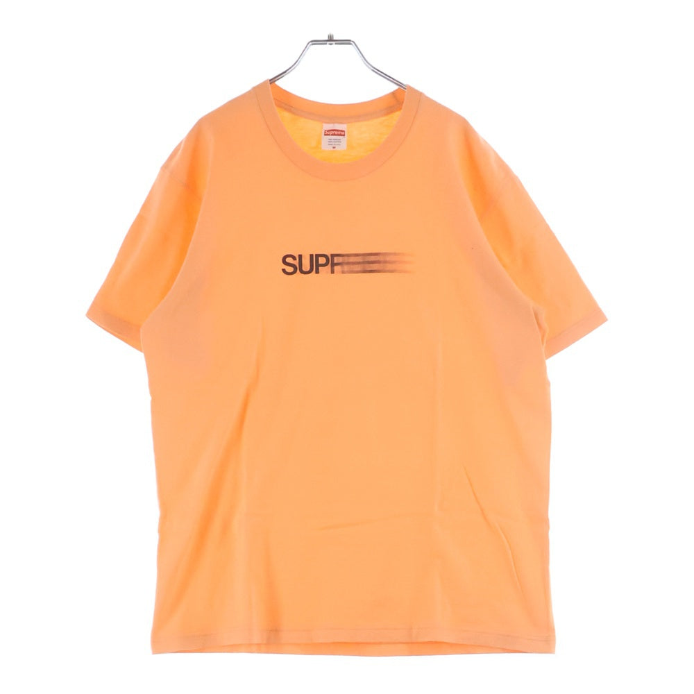 SUPREME(シュプリーム) 23SS Motion Logo Tee モーション ロゴプリント クルーネック 半袖Tシャツ カットソー オレンジ