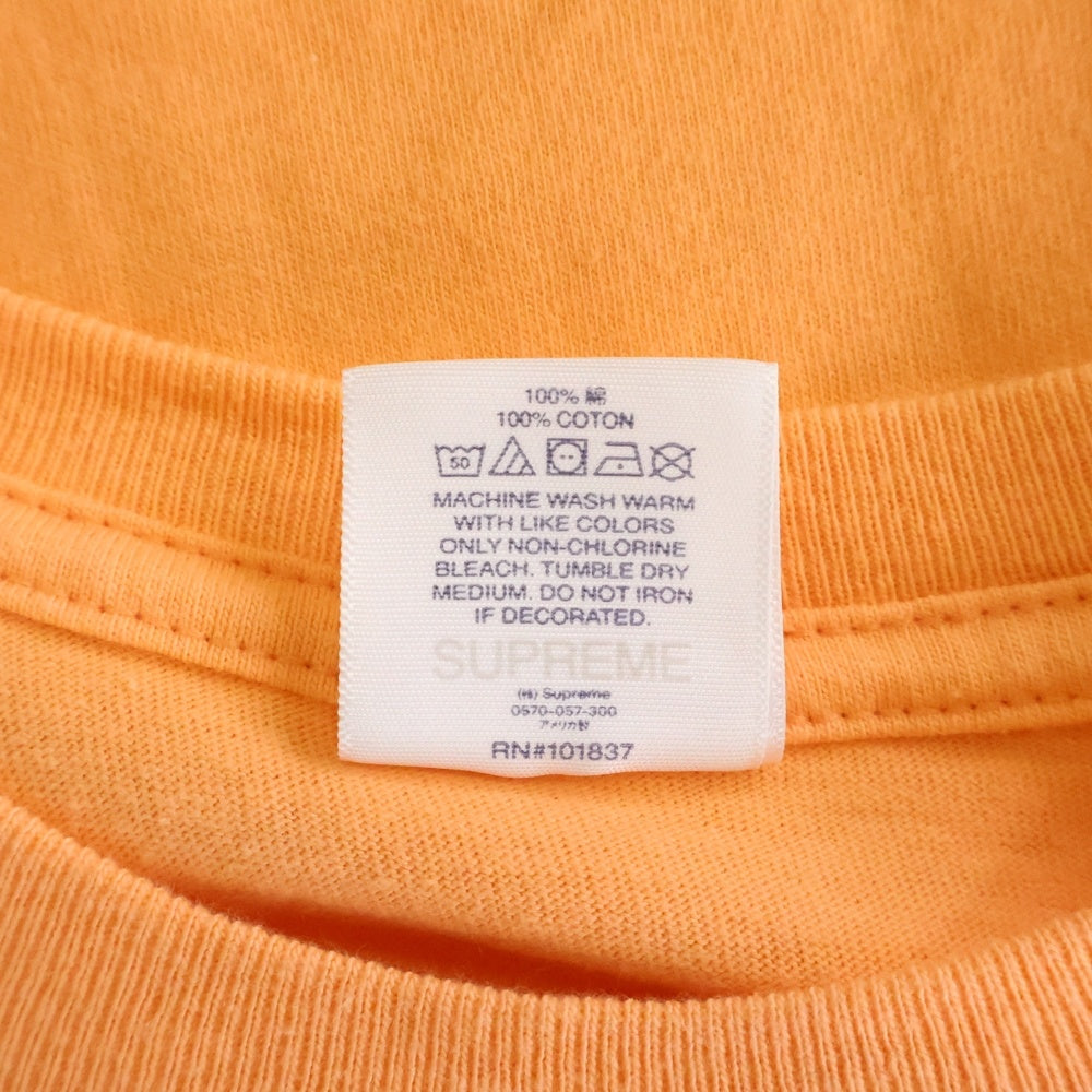 SUPREME(シュプリーム) 23SS Motion Logo Tee モーション ロゴプリント クルーネック 半袖Tシャツ カットソー オレンジ