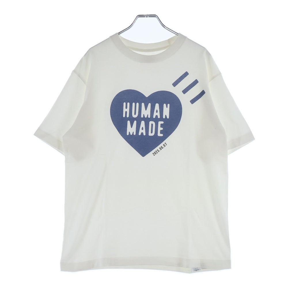 HUMAN MADE(ヒューマンメイド) フロントプリント ハートロゴ 半袖 Tシャツ カットソー ホワイト