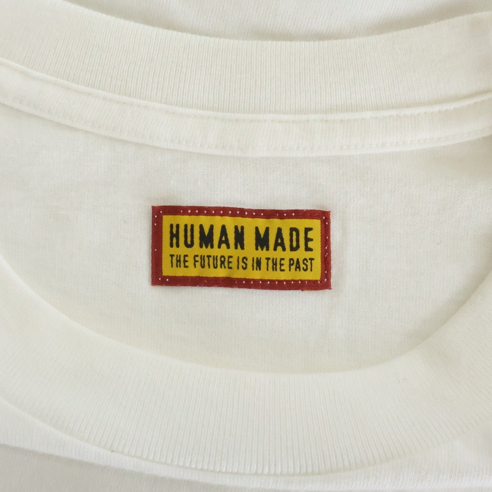 HUMAN MADE(ヒューマンメイド) フロントプリント ハートロゴ 半袖 Tシャツ カットソー ホワイト