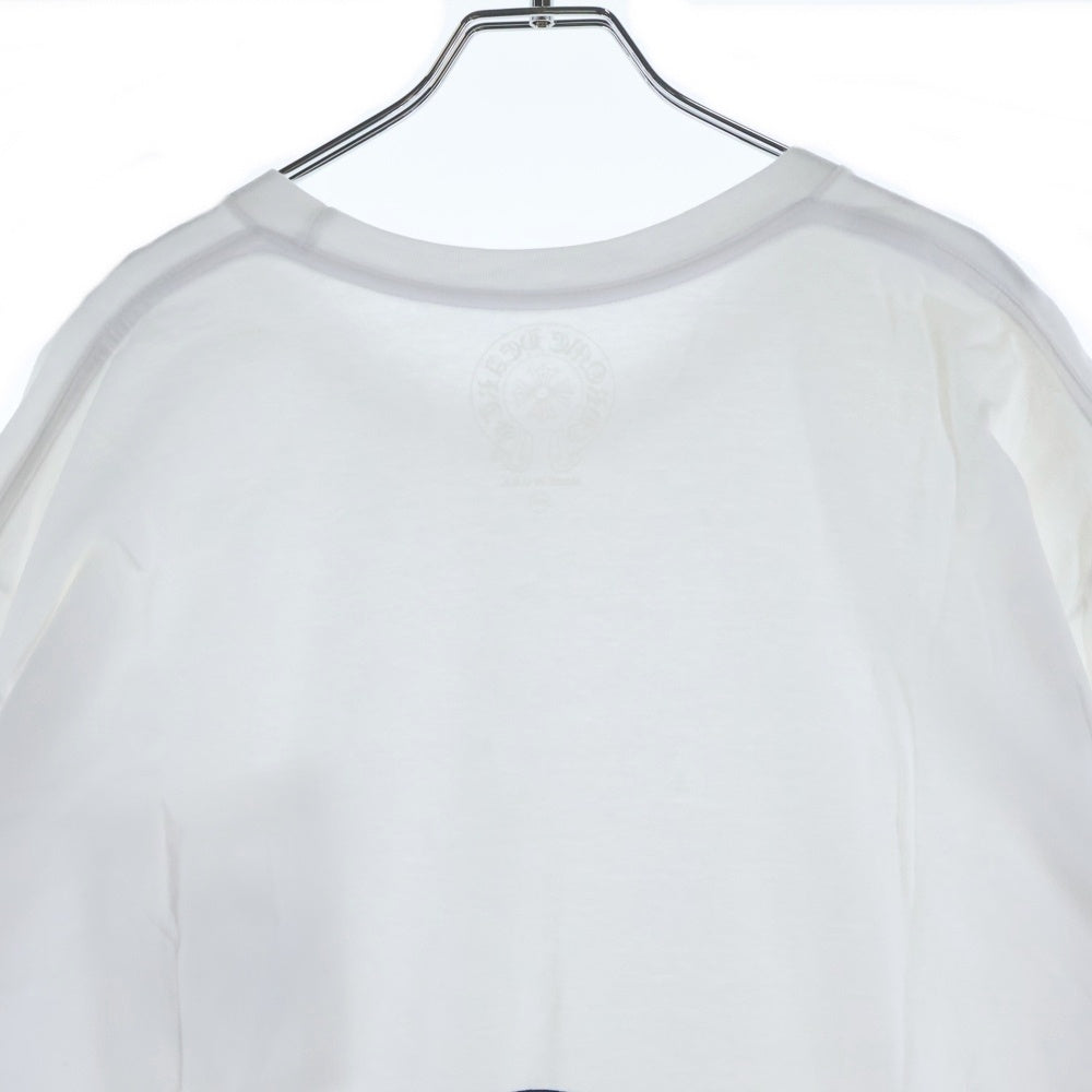 CHROME HEARTS(クロムハーツ) CH T-SHRT ラスベガス限定バックホースシュープリント 半袖Tシャツ カットソー ホワイト