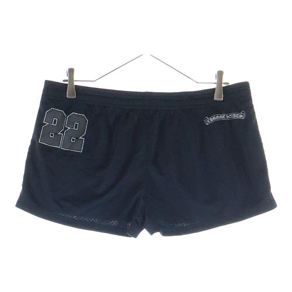 CHROME HEARTS(クロムハーツ) MESH VARSITY SHORTS メッシュハーフパンツ ブラック