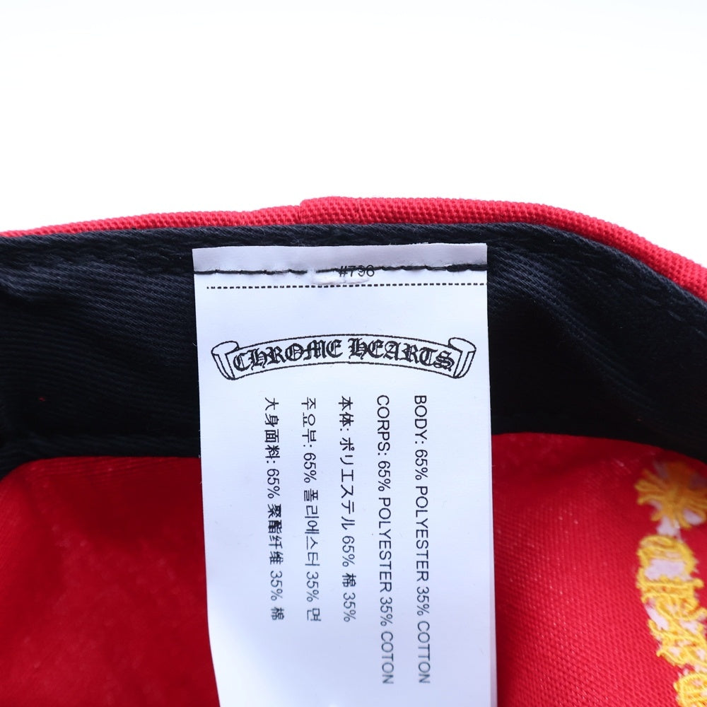 CHROME HEARTS(クロムハーツ) CH BASEBALL Trucker Cap トラッカーキャップ ベースボールキャップ 帽子 レッド/イエロー