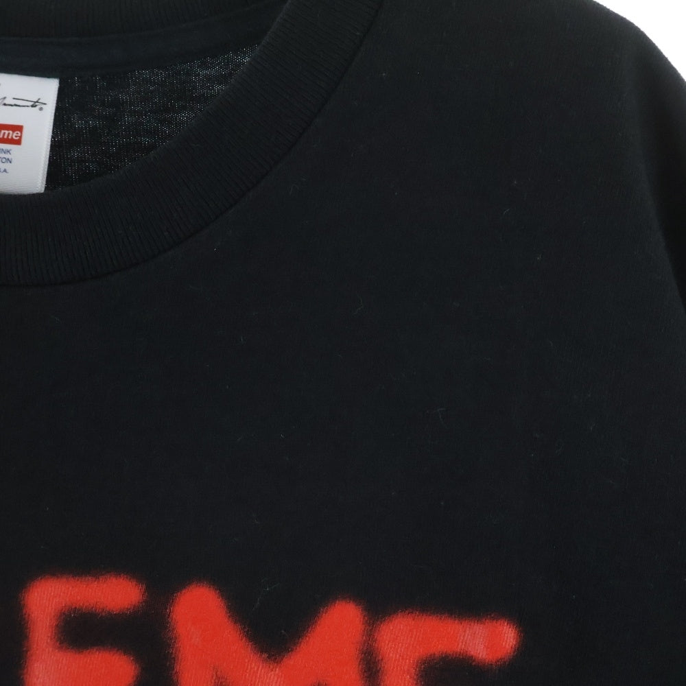 SUPREME(シュプリーム) 20AW ×YOHJI YAMAMOTO Logo Tee ヨウジヤマモト フロントロゴプリント 半袖Tシャツ カットソー ブラック