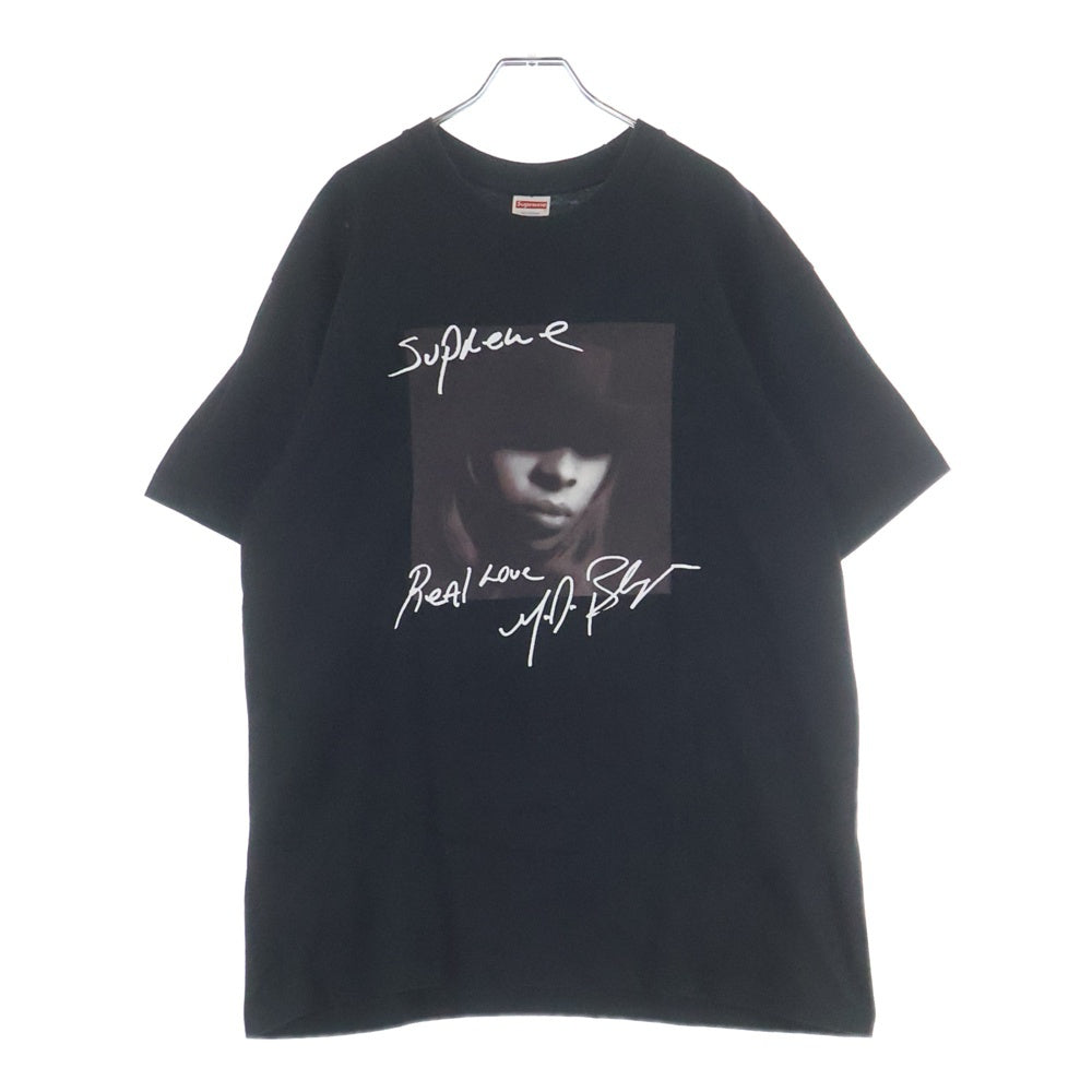 SUPREME(シュプリーム) 19AW Mary J. Blige Tee メアリーJブライジ フォトプリント 半袖Tシャツ カットソー ブラック