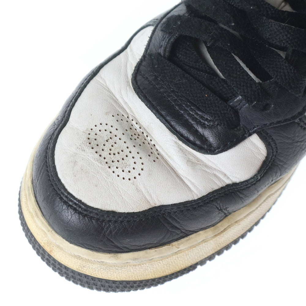 NIKE(ナイキ) ×STUSSY AIR FORCE 1 MID DJ7840-002 ステューシー エアフォース1 ミッドカットスニーカー ホワイト/ブラック US6/24cm レディース