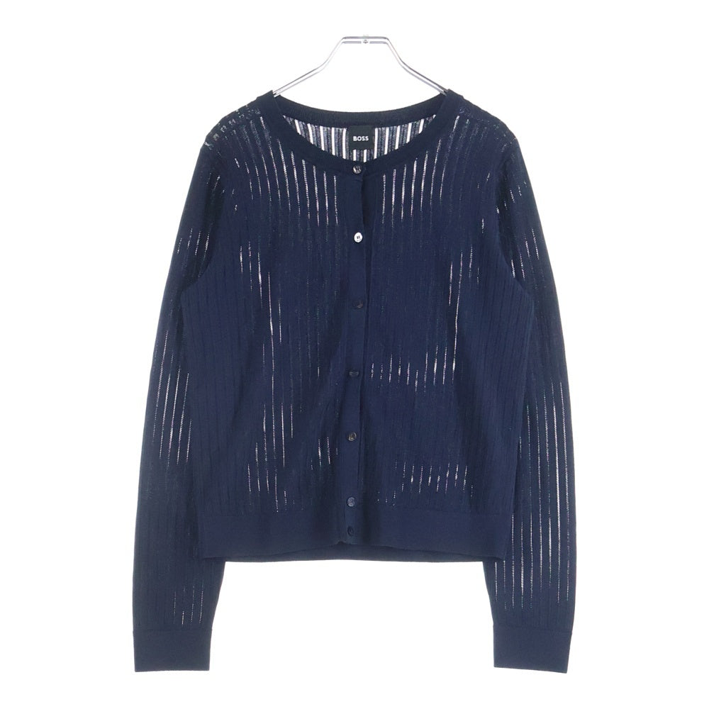 HUGO BOSS(ヒューゴボス) カーディガン ロングスリーブ ネイビー レディース