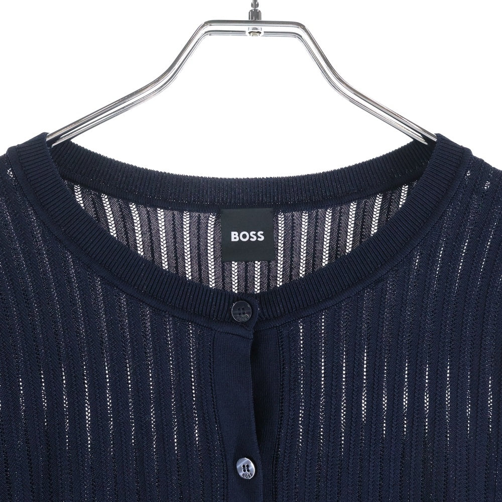HUGO BOSS(ヒューゴボス) カーディガン ロングスリーブ ネイビー レディース