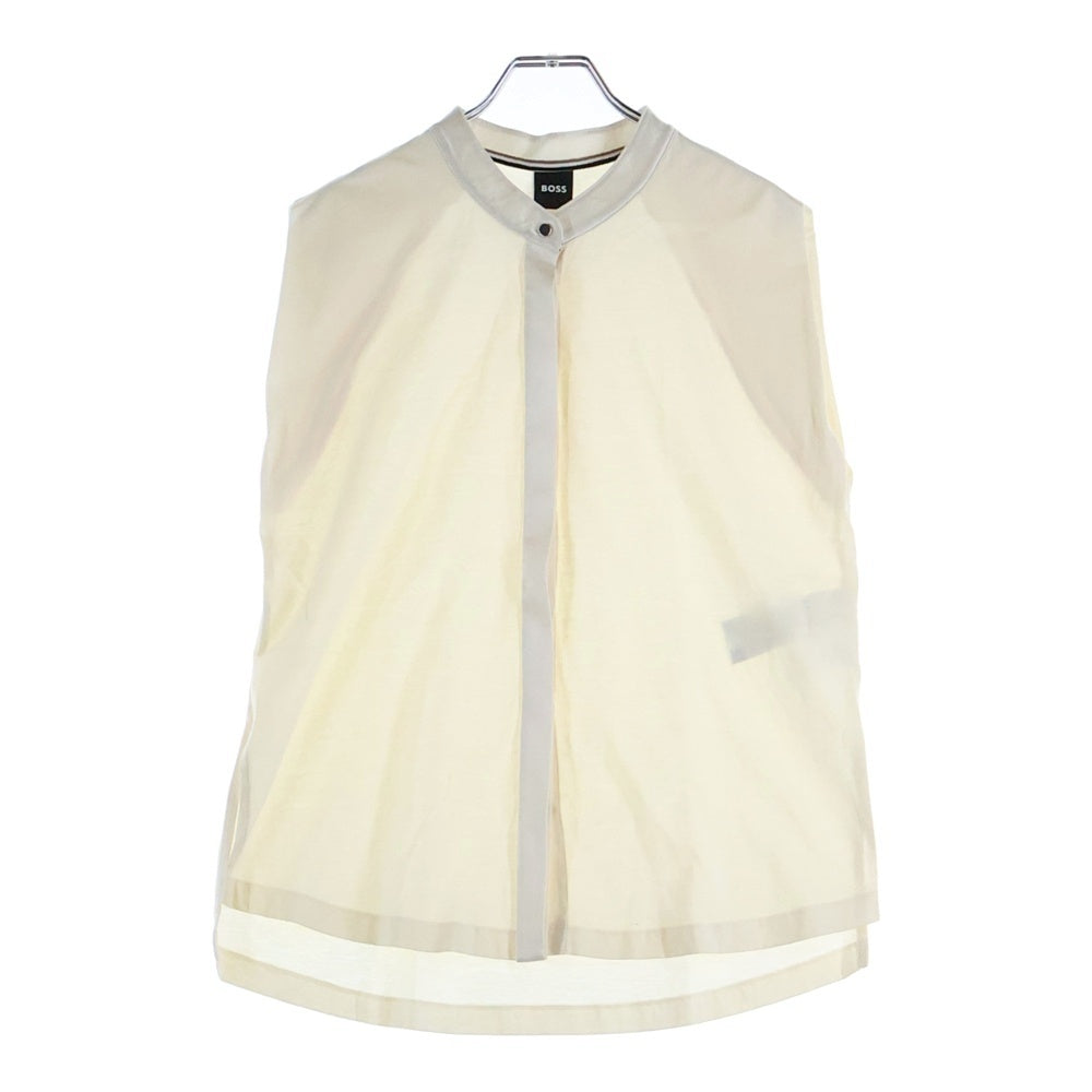 HUGO BOSS(ヒューゴボス) ノースリーブ ブラウス アイボリー レディース