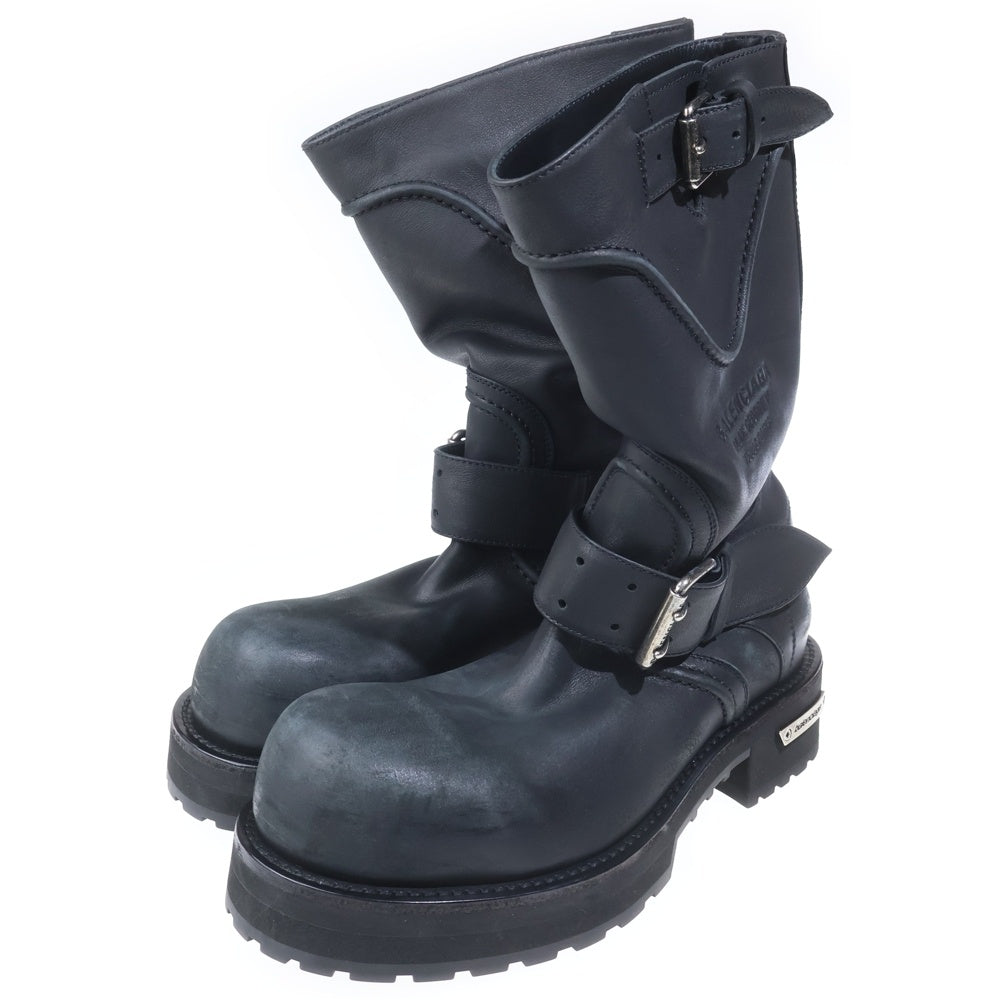 BALENCIAGA(バレンシアガ) VENOM ヴェノムレザーロングブーツ ブラック