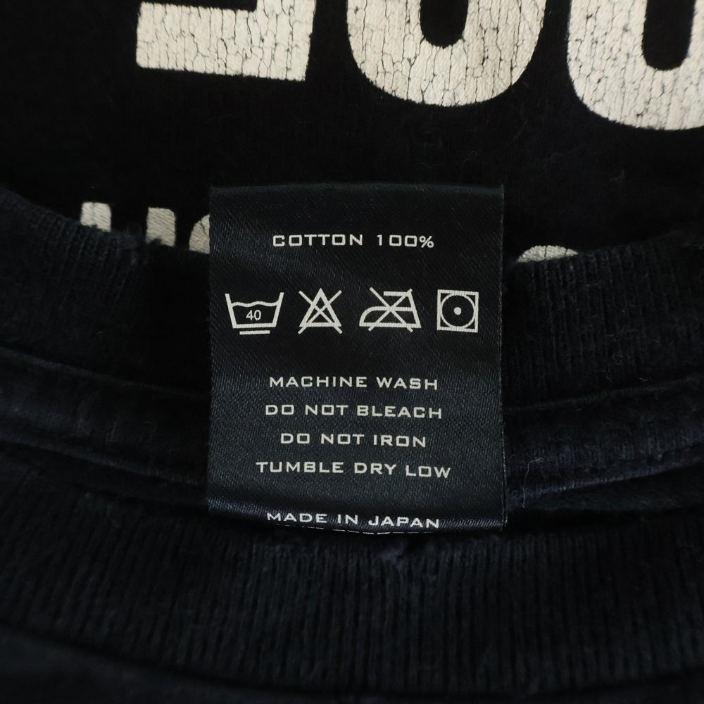NUMBER (N)INE(ナンバーナイン) 05AW WORLD TOUR THS期 ワールドツアー プリント半袖Tシャツ カットソー ブラック