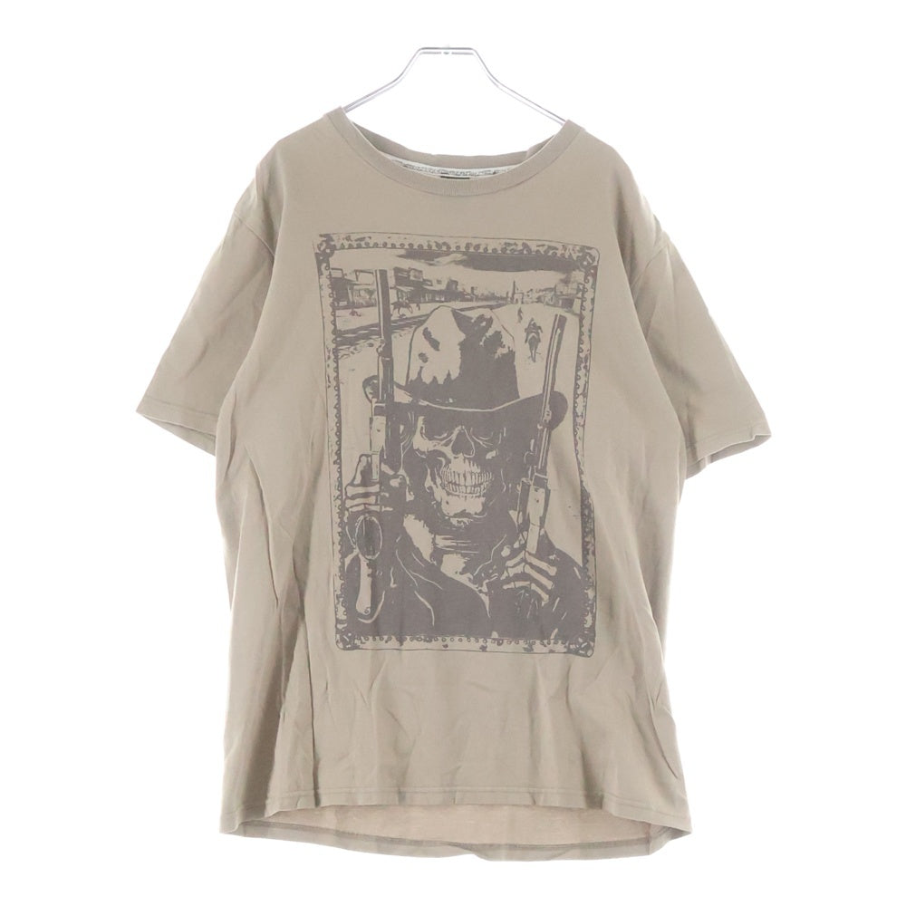 NUMBER (N)INE(ナンバーナイン) 07SS ABOUT A BOY IF HE WAS STILL ALIVE プリント半袖Tシャツ カットソー ベージュ