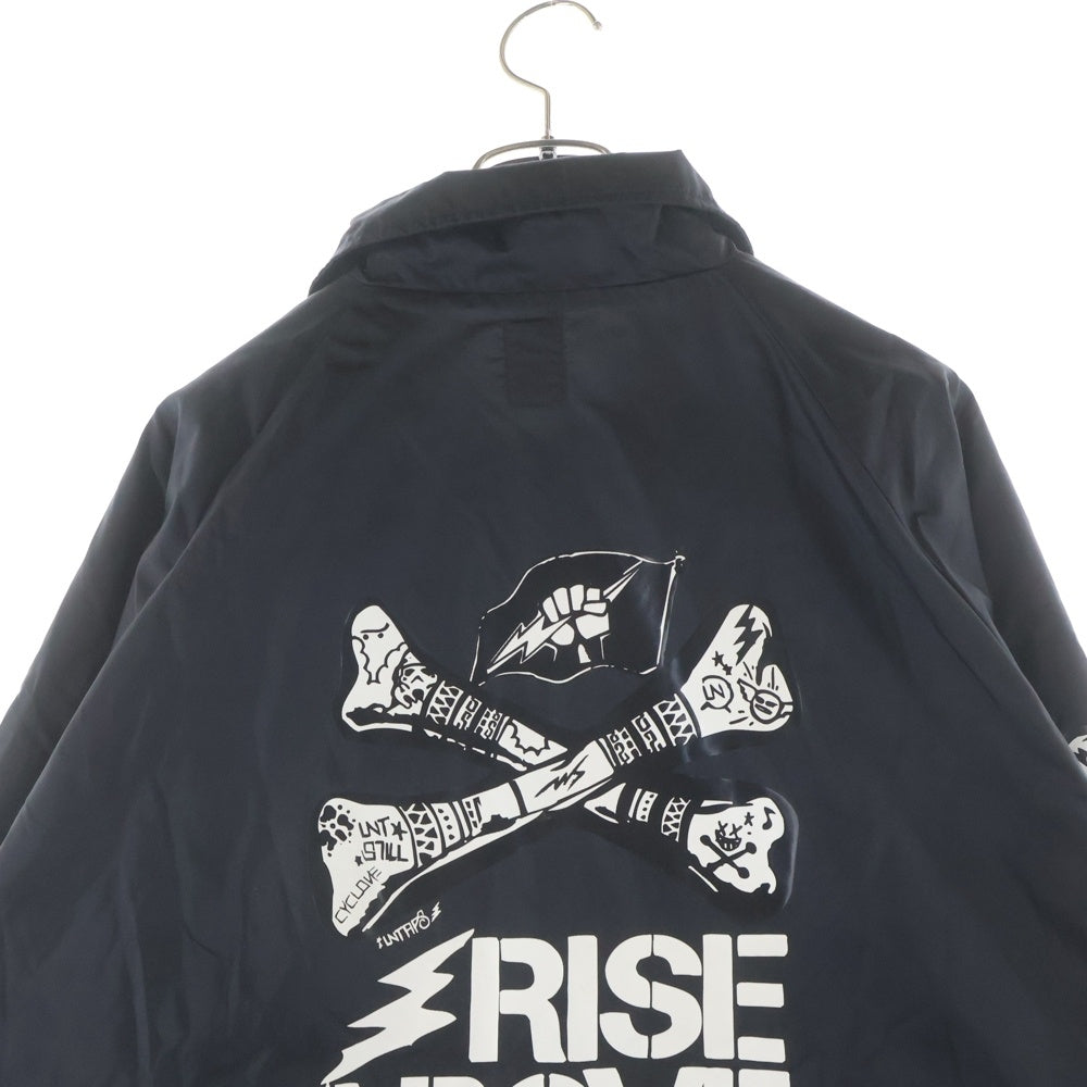 WTAPS(ダブルタップス) BONES RISE ABOVE DISARMAMENT BONES JACKET ナイロンコーチジャケット ブラック