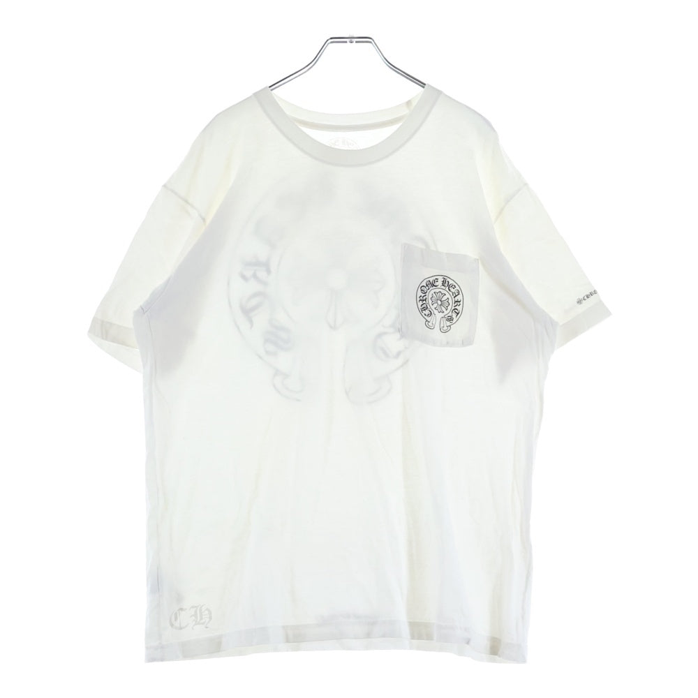 CHROME HEARTS(クロムハーツ) HORSESHOE S/S TEE ホースシュープリント 半袖Tシャツ カットソー ホワイト