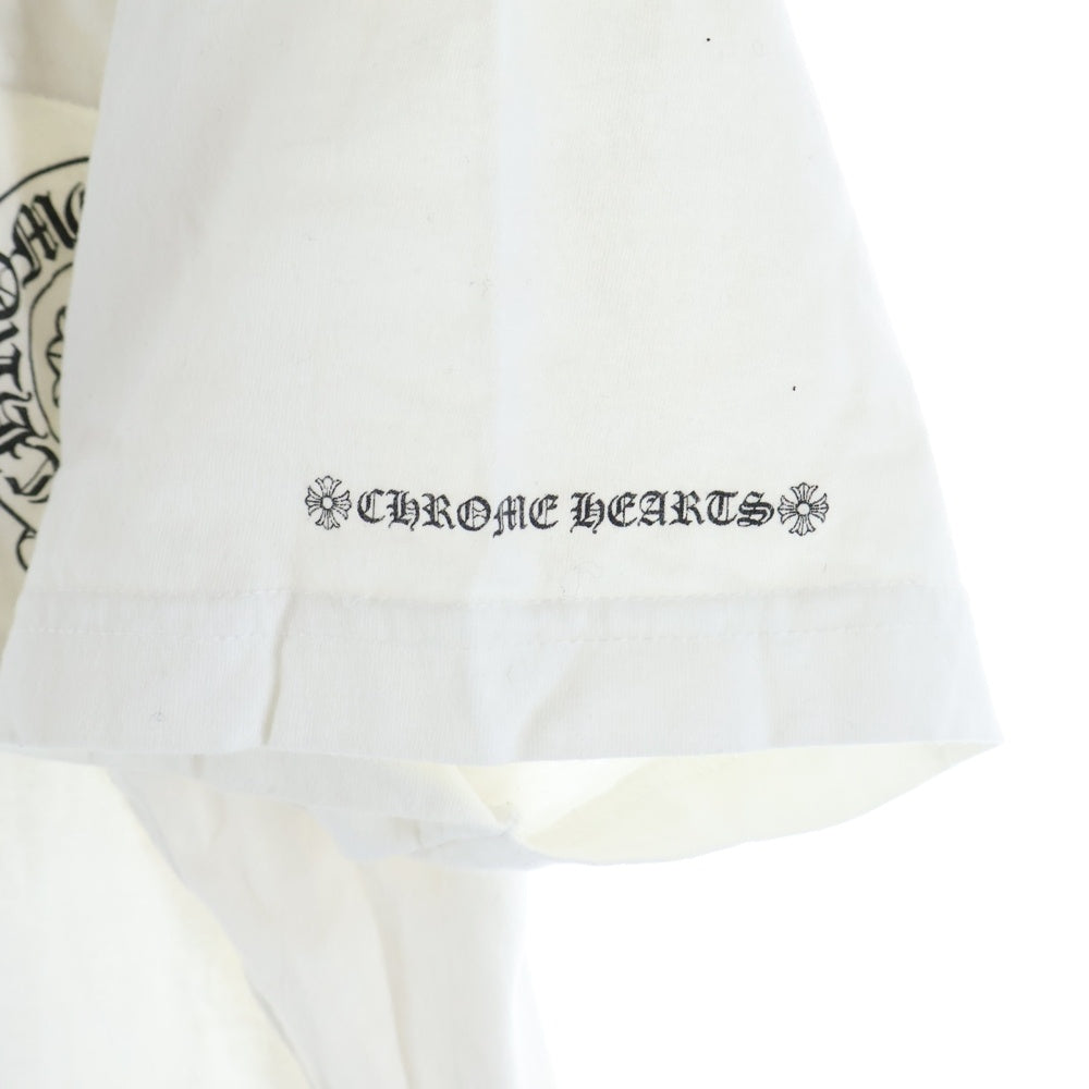 CHROME HEARTS(クロムハーツ) HORSESHOE S/S TEE ホースシュープリント 半袖Tシャツ カットソー ホワイト