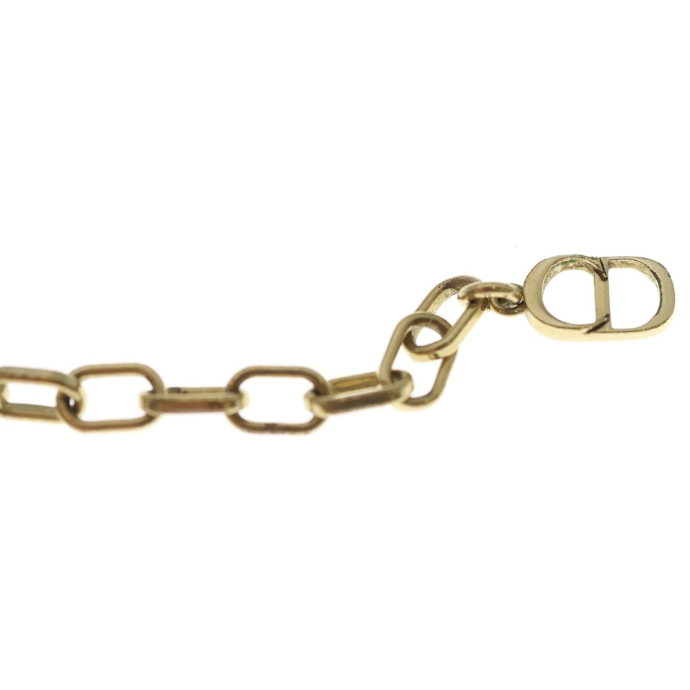 Christian Dior(クリスチャンディオール) CD ICON NECKLACE ロゴモチーフ ネックレス ゴールド