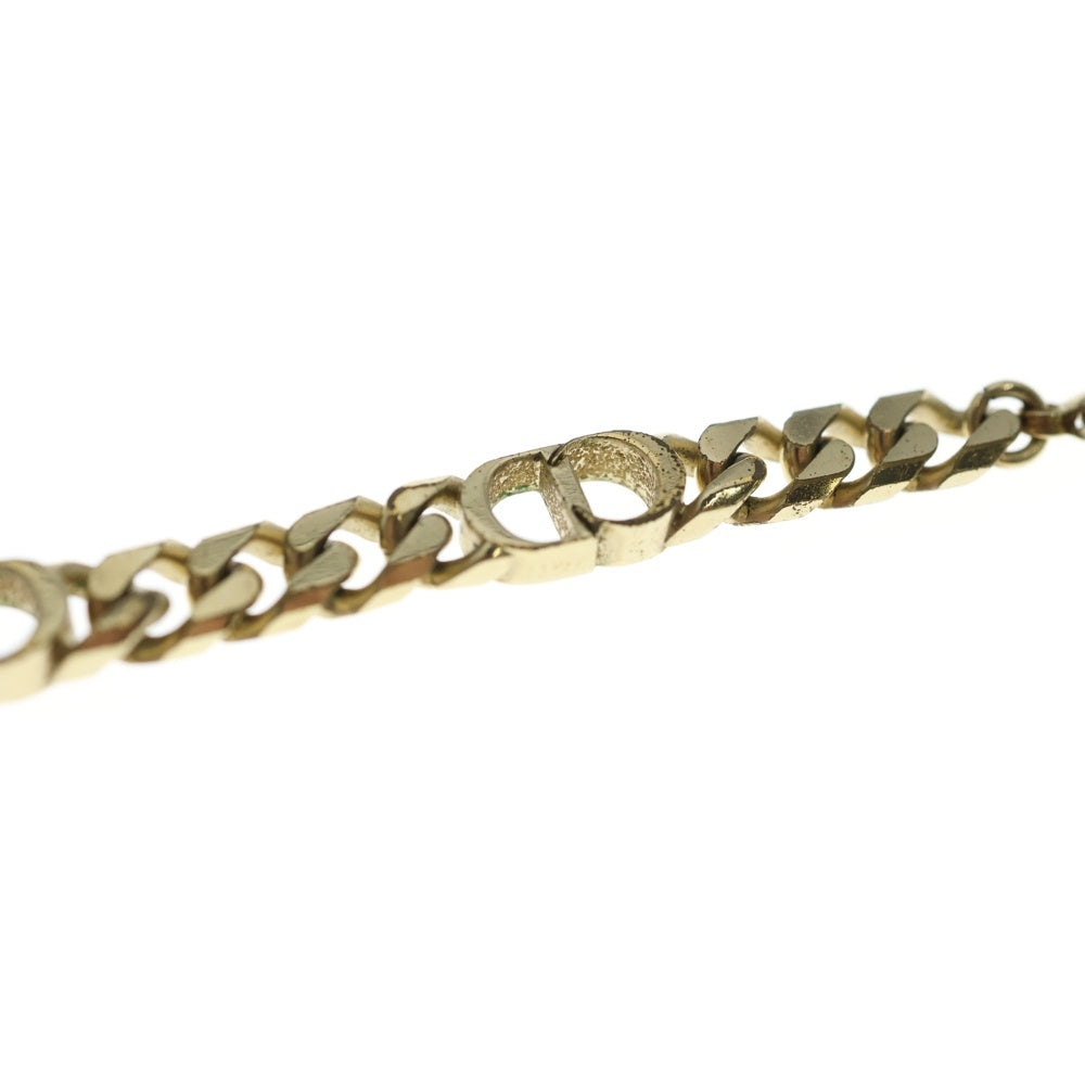 Christian Dior(クリスチャンディオール) CD ICON NECKLACE ロゴモチーフ ネックレス ゴールド