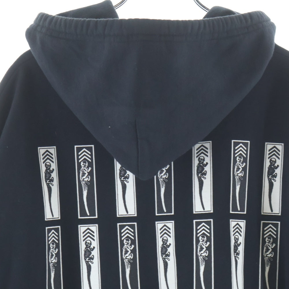 CHROME HEARTS(クロムハーツ) SWTSHRT HD ZIP バックFOTIプリントジップパーカー ブラック