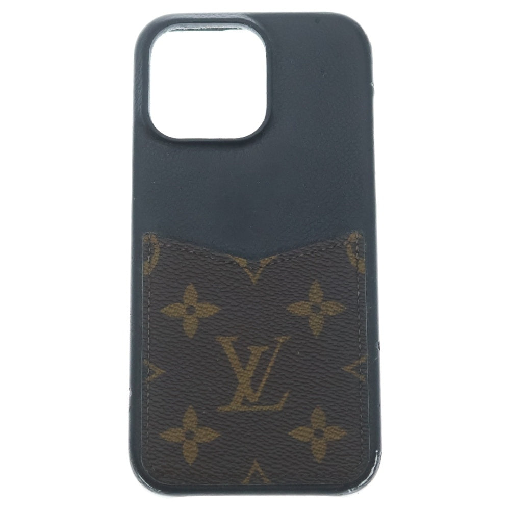 LOUIS VUITTON(ルイヴィトン) IPHONE 15 PRO MAX モノグラム レザー IPHONEケース ブラウン ME4213
