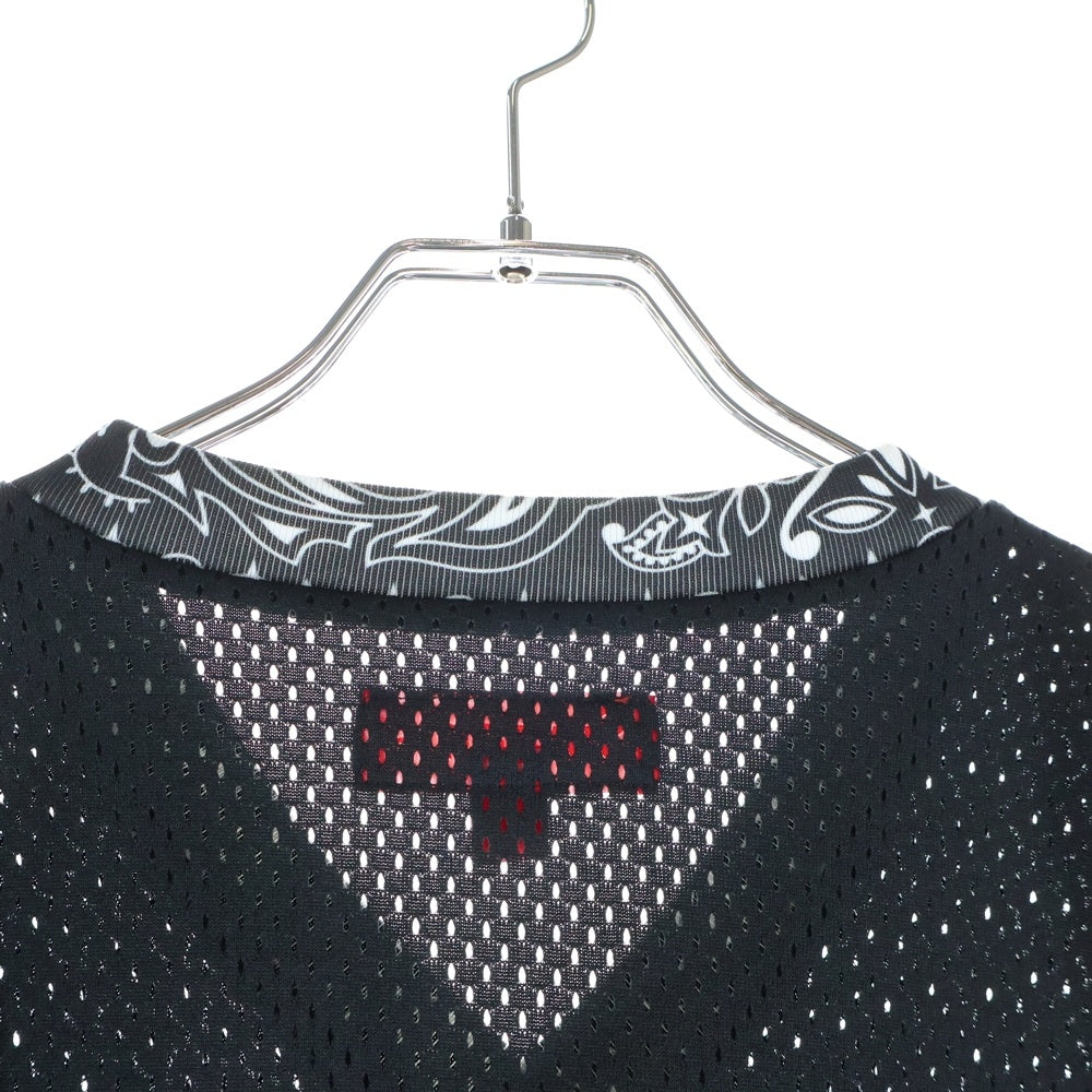 SUPREME(シュプリーム) 25SS Bandana Football Jersey バンダナ フットボール ジャージ メッシュ 半袖Tシャツ ブラック