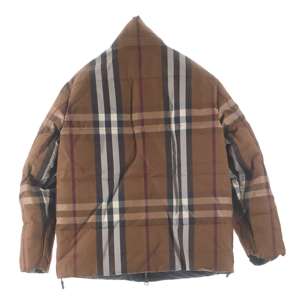 BURBERRY(バーバリー) ノバチェック リバーシブル ダウンジャケット ブラック/ブラウン