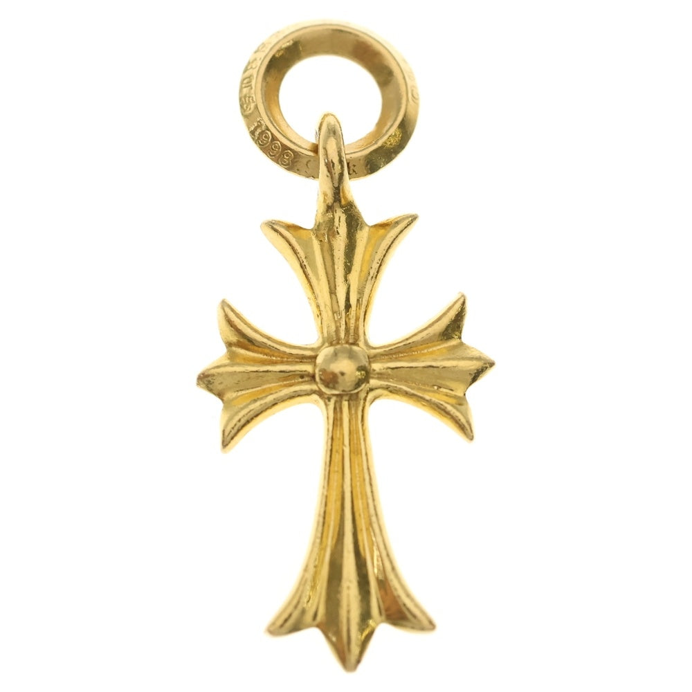CHROME HEARTS(クロムハーツ) 22K TINY CH CROSS タイニーCHクロス ペンダントトップ ゴールド BCA051