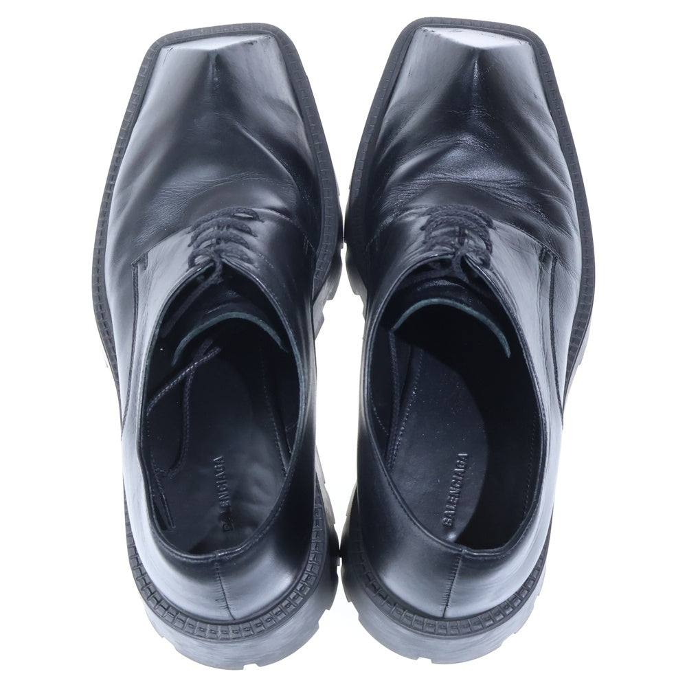 BALENCIAGA(バレンシアガ) RHINO チャンキーダービー レースアップ ダービーシューズ ブラック 656977