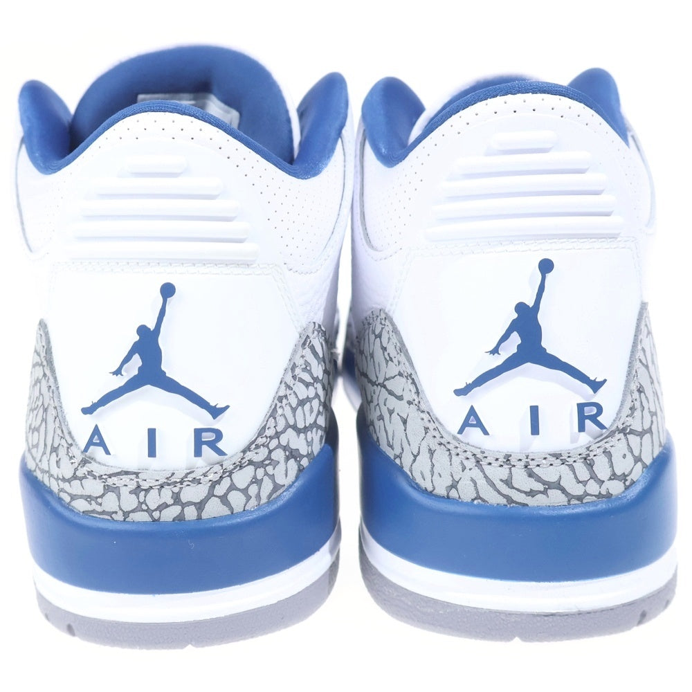 NIKE(ナイキ) AIR JORDAN 3 RETRO TRUE BLUE AND COPPER CT8532-148 エアジョーダン3 レトロ トゥルーブルーアンドコッパー ミッドカットスニーカー US10.5/28.5cm
