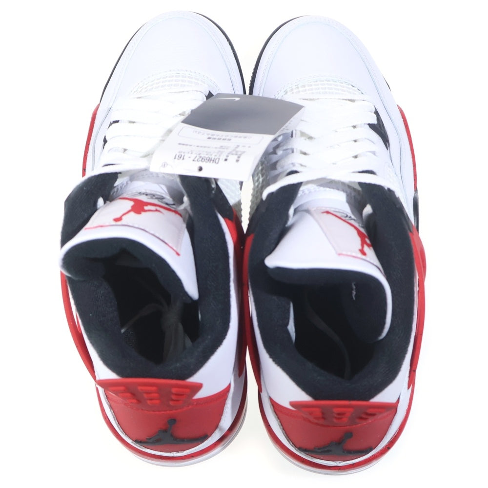 NIKE(ナイキ) AIR JORDAN 4 RETRO RED CEMENT DH6927-161 エアジョーダン レトロ レッドセメント ミッドカットスニーカー ホワイト/レッド US10.5/28.5cm