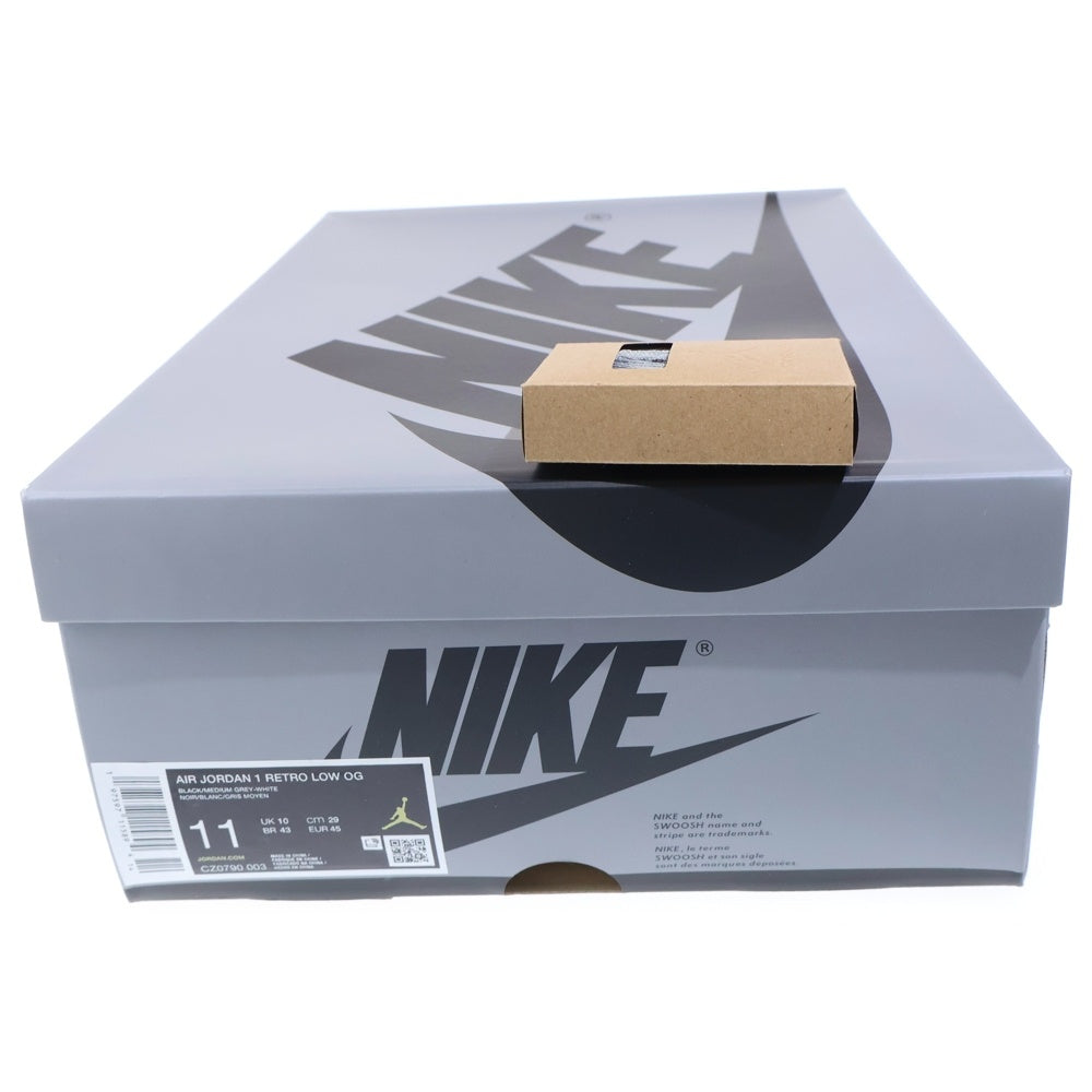 NIKE(ナイキ) AIR JORDAN 1 LOW OG SHADOW CZ0790-003 エアジョーダン シャドウ ローカットスニーカー シューズ グレー/ブラック US11/29cm