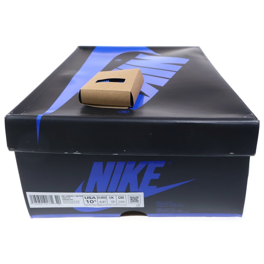 NIKE(ナイキ) AIR JORDAN 1 RETRO HIGH OG ROYAL REIMAGINED DZ5485-042 エアジョーダン1スエードロイヤル ハイカットスニーカー ブルー/ブラック US10.5/28.5cm