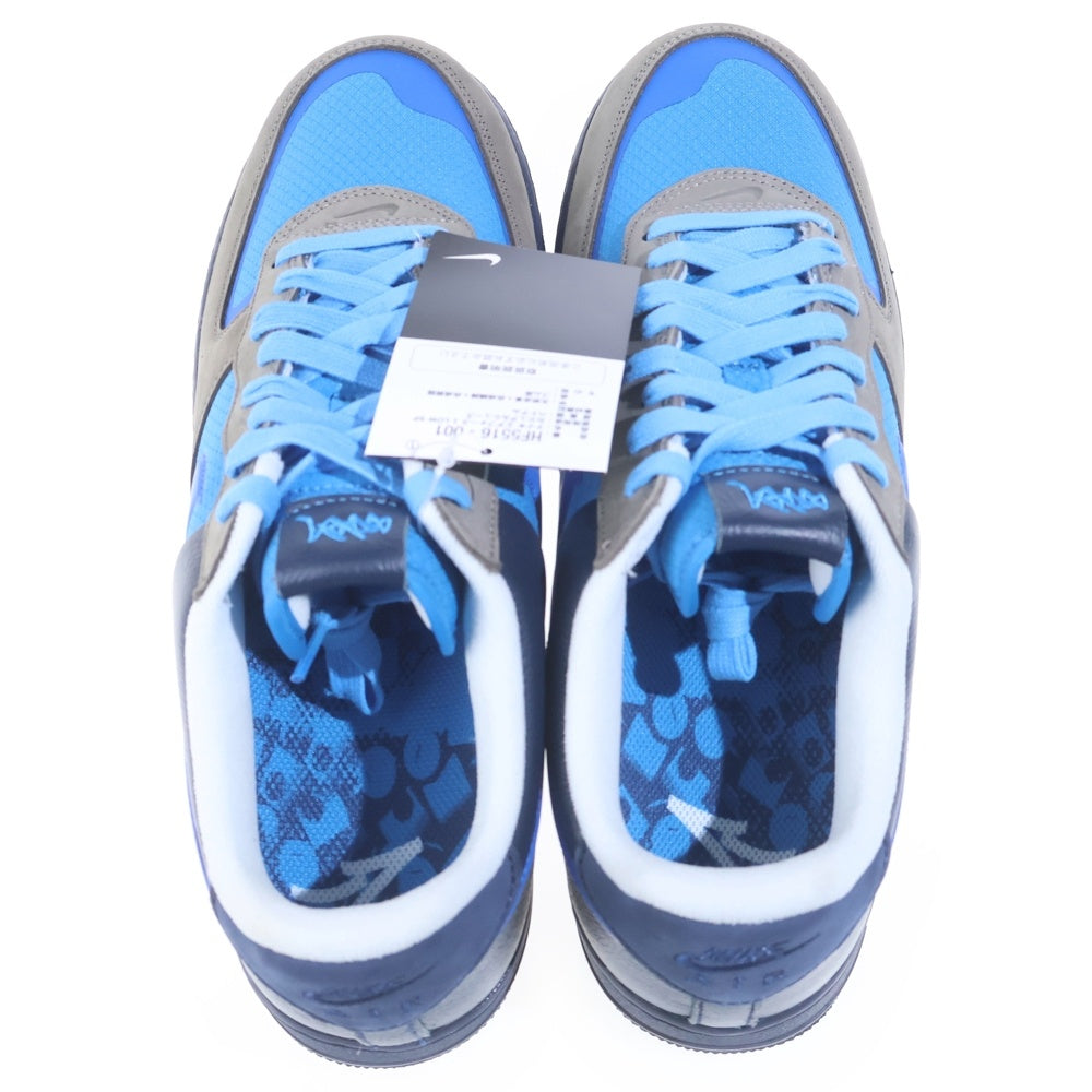 NIKE(ナイキ) ×Stash AIR FORCE 1 LOW SP SOFT GREY AND HARBOR BLUE 2024 ナイキ エアフォース1 SP ソフトグレーアンドハーバーブルー ローカットスニーカー HF5516-001