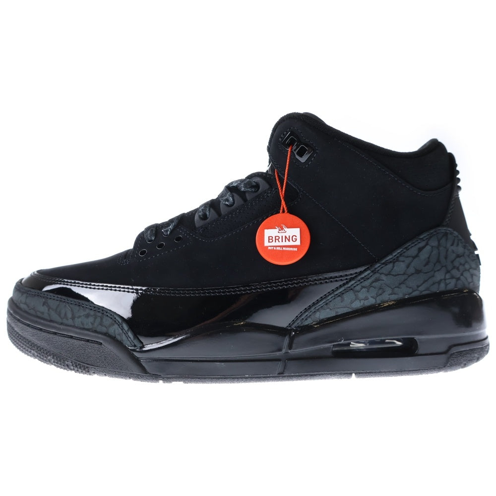 NIKE(ナイキ) AIR JORDAN 3 RETRO BLACK CAT CT8532-001 エアジョーダン3 レトロ ブラックキャット ミッドカットスニーカー ブラック US11/29cm