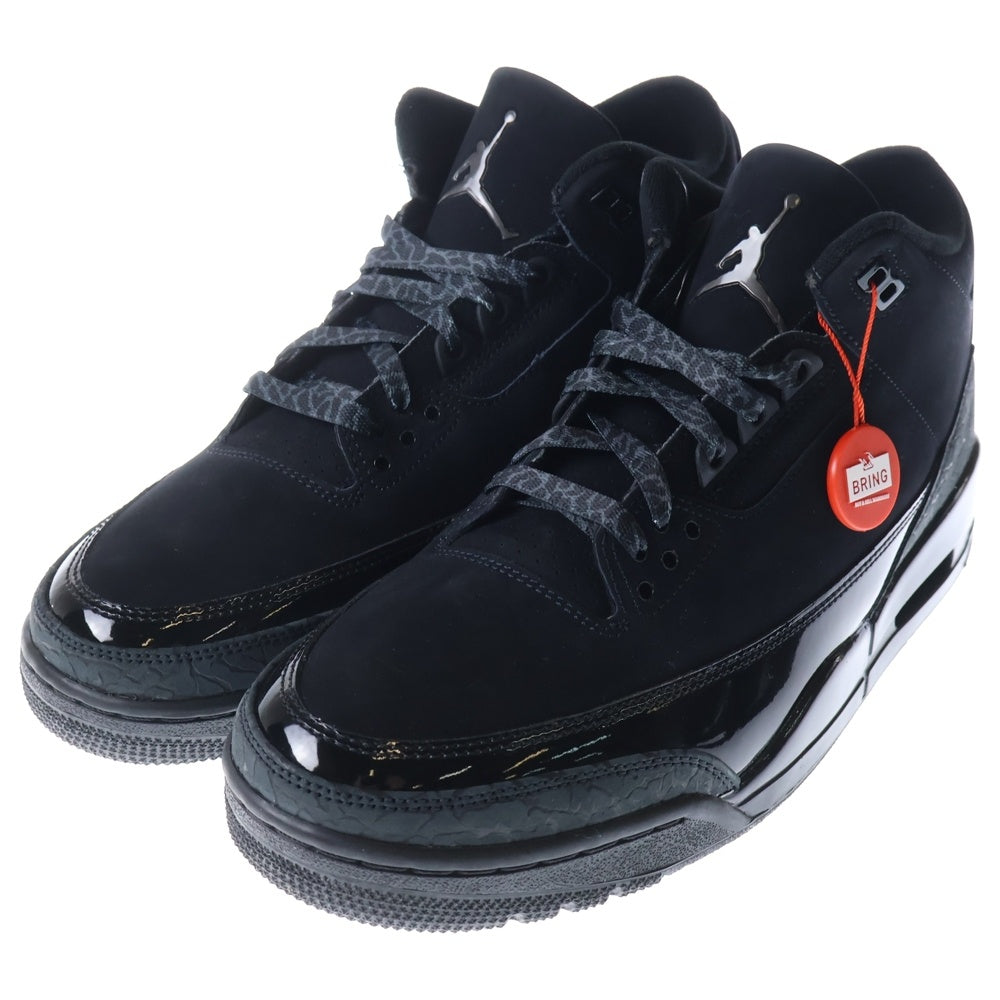 NIKE(ナイキ) AIR JORDAN 3 RETRO BLACK CAT CT8532-001 エアジョーダン3 レトロ ブラックキャット ミッドカットスニーカー ブラック US11/29cm