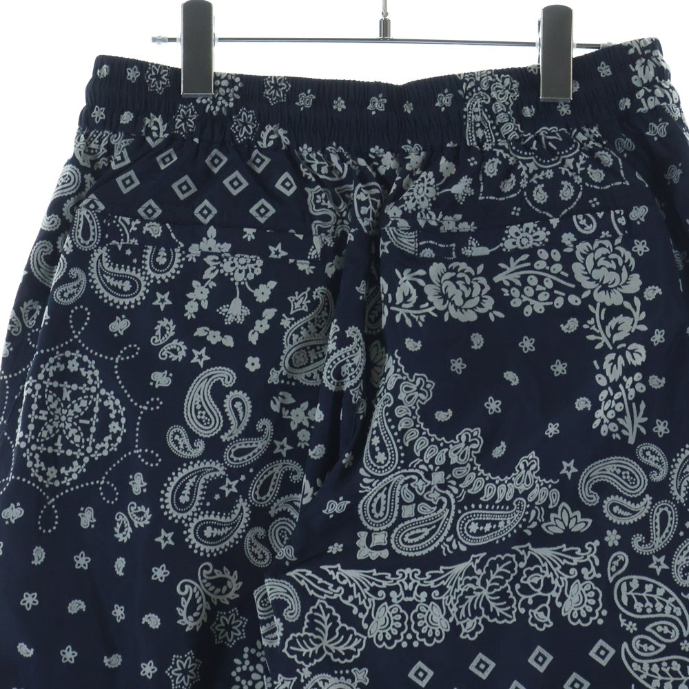 KITH(キス) 24AW Flocked Deconstructed Bandana Mercer 8 Pant フロック加工デコンストラクトバンダナ マーサー8パンツ