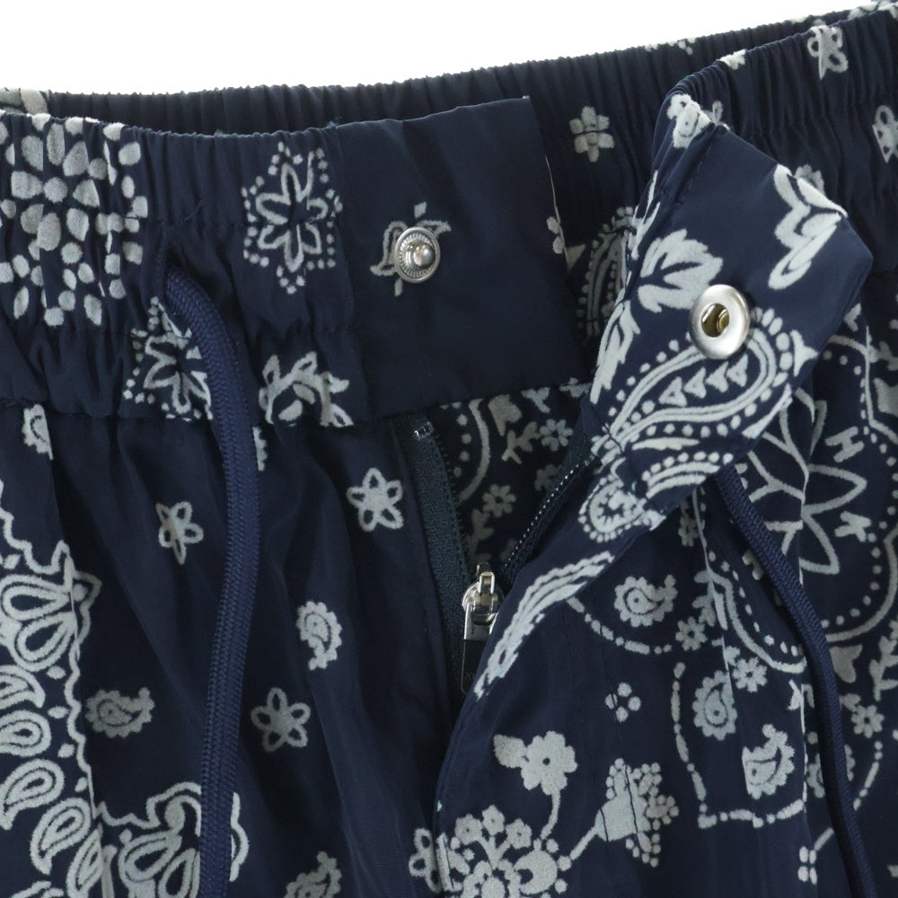KITH(キス) 24AW Flocked Deconstructed Bandana Mercer 8 Pant フロック加工デコンストラクトバンダナ マーサー8パンツ