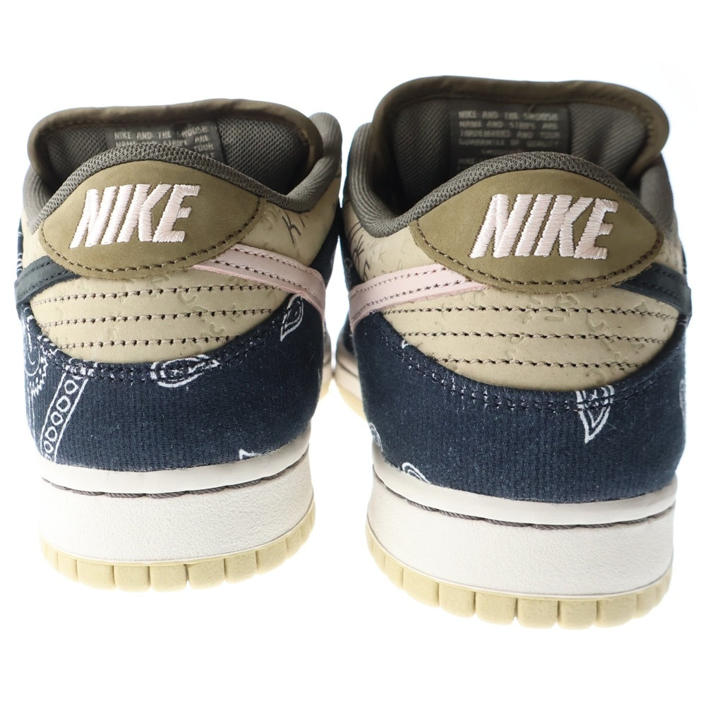 NIKE(ナイキ) ×TRAVIS SCOTT SB DUNK LOW PRM QS CACTUS JACK CT5053-001 トラヴィススコット SBダンクロー カクタスジャック ローカットスニーカー マルチ US9/27cm