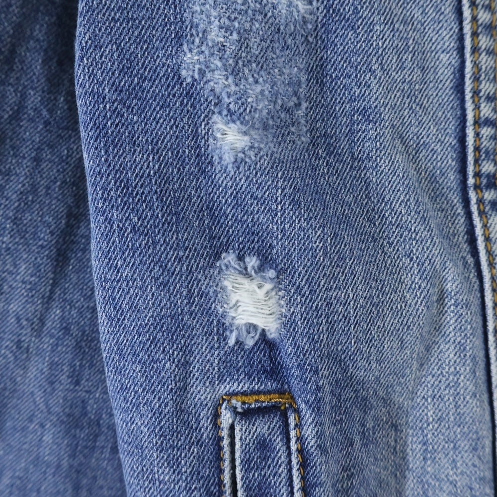 KITH(キス) デニムトラッカージャケット ダメージ加工 インディゴ KH1156-102
