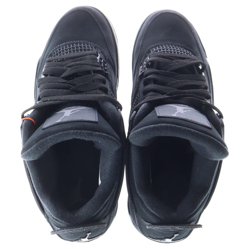 NIKE(ナイキ) AIR JORDAN 4 BLACK CAT エアジョーダン4 ブラックキャット ハイカットスニーカー ブラック US9/27cm CU1110-010