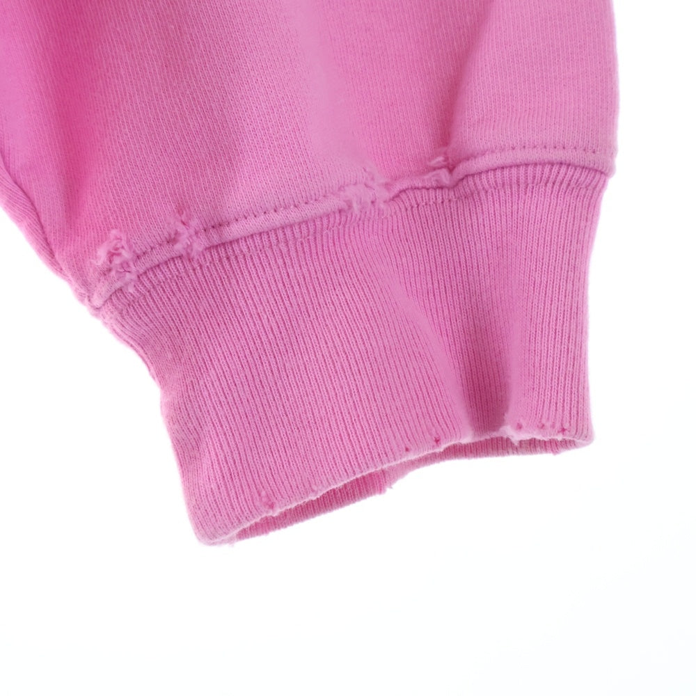 BALENCIAGA(バレンシアガ) 23SS Hand Drawn BB Icon Hoodie ハンドドローンBBアイコンフーディー プルオーバーパーカー ピンク 620947 TNVQ1