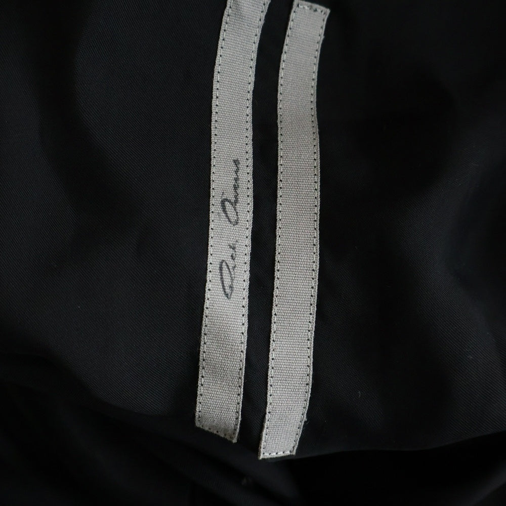 Rick Owens(リックオウエンス) FOGPOCKET OUTERSHIRT 長袖シャツ キュプラ ブラック RU02E1237-HSCH