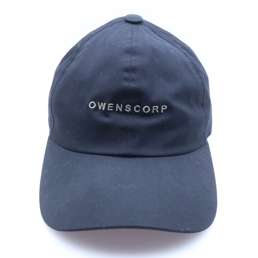 Rick Owens(リックオウエンス) OWENS CORP オウエンスコープ キャップ 帽子 ブラック RA01E0600 TEEM7