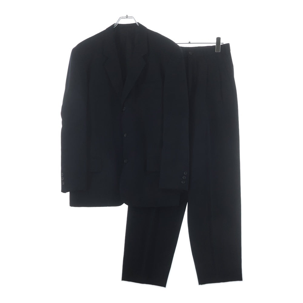 Y's for men(ワイズフォーメン) 3B ウール セットアップ スーツ ブラック