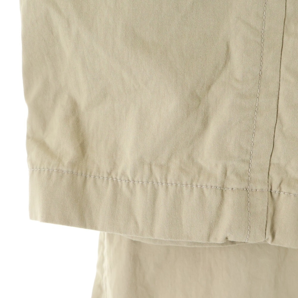 MINEDENIM(マインデニム) 25SS Washed C/N Balmacaan CT ウォッシュドバルカマンコート コットンナイロンロングコート ベージュ 2502-9001