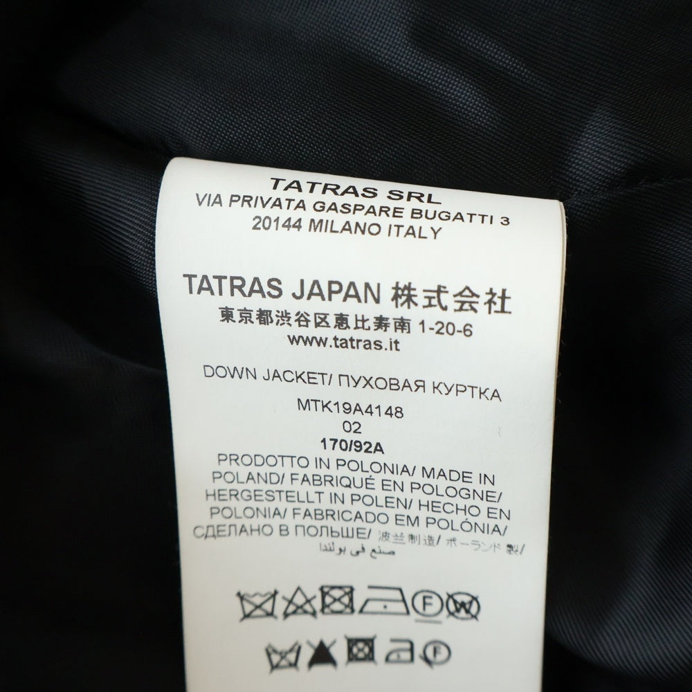 TATRAS(タトラス) AGORDO アゴルド ダウンジャケット アウター ブラック MTK19A4148