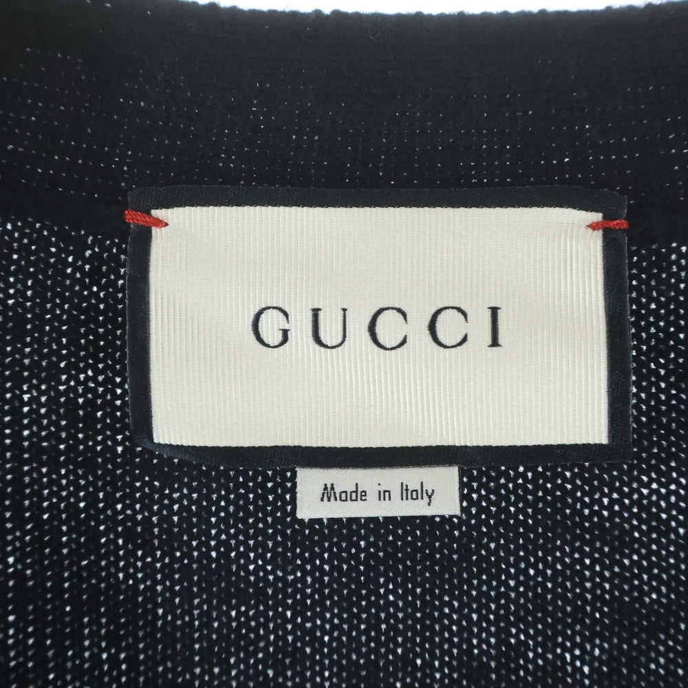 GUCCI(グッチ) ウールカーディガン ニット 526719 X9W70 ブラック レディース