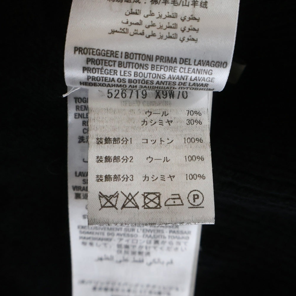 GUCCI(グッチ) ウールカーディガン ニット 526719 X9W70 ブラック レディース