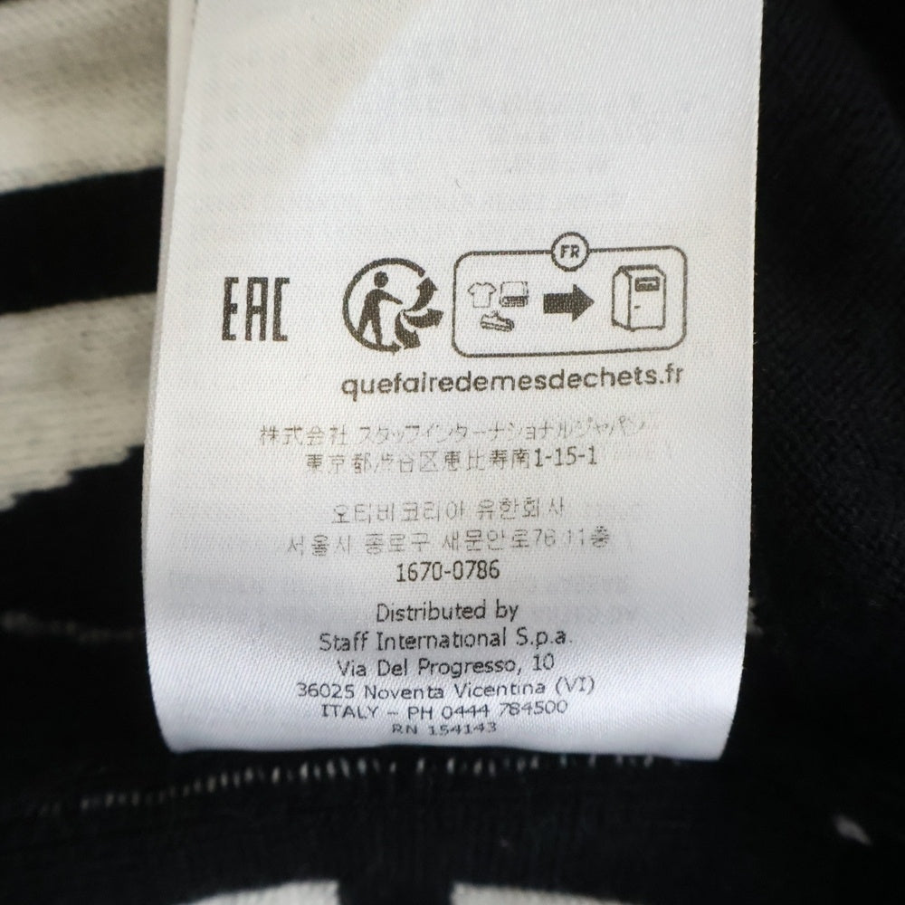 DSQUARED2(ディースクエアード) 23AW サイドロゴクルーネックニットセーター ブラック S74HA1377 S1833