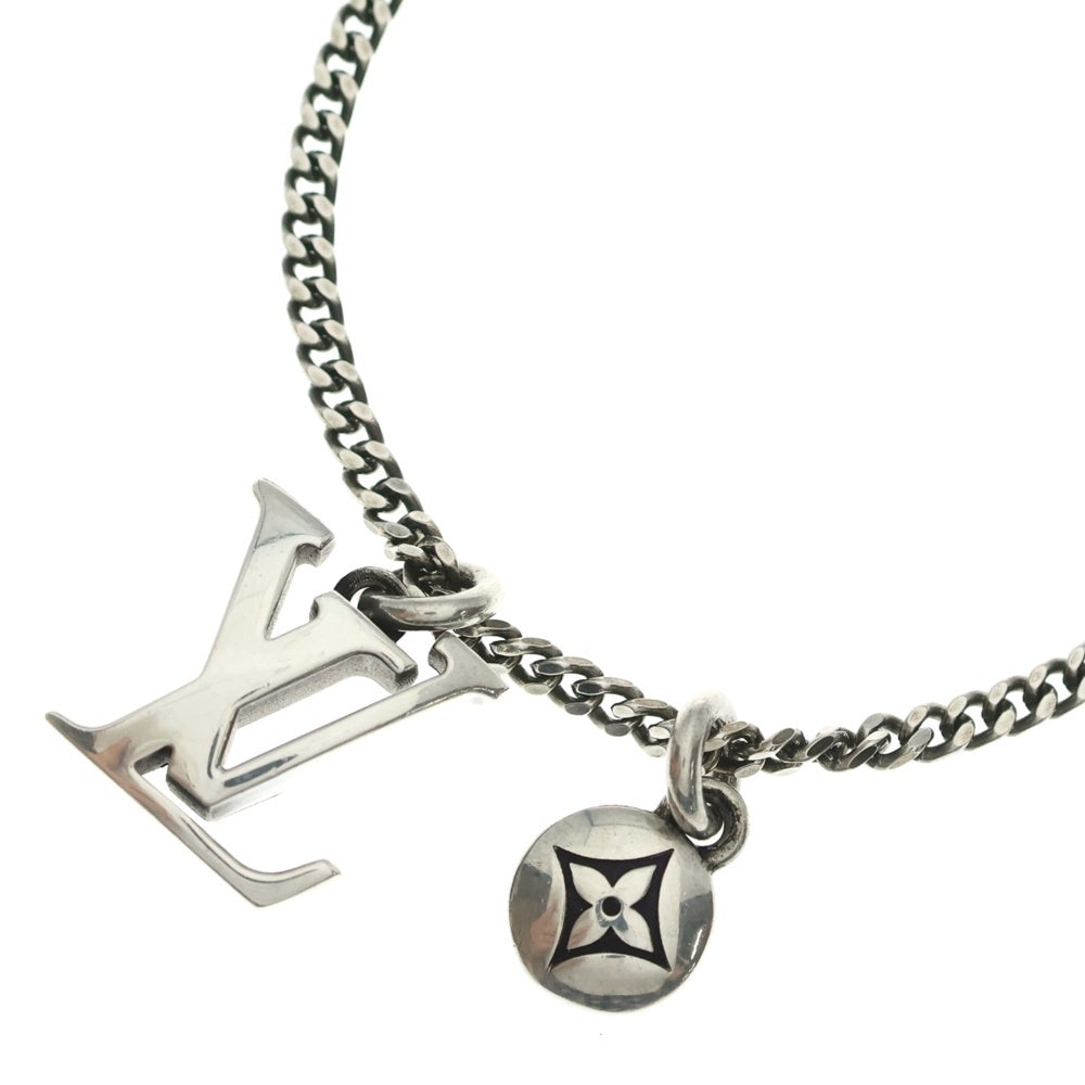 LOUIS VUITTON(ルイヴィトン) LV セーラー チェーンネックレス シルバー M03188