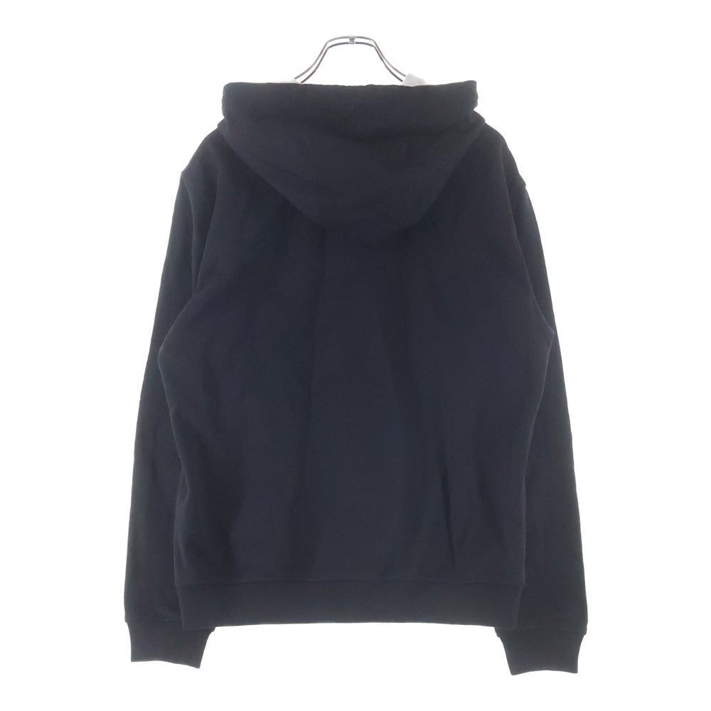 VERSACE(ヴェルサーチ) Front logo print hoodie フロントロゴプリント フーディー ブラック A227994 A83840
